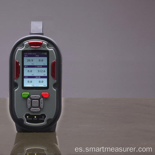 Analizador de gas portátil alarma detector de gas TVOC